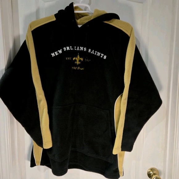 NFL Other - New Orleans Saints NFL Hoodie Sweatshirt Unisex Large Mardi Gras